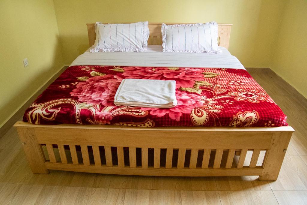 Postel nebo postele na pokoji v ubytování Ntebeko Homestay