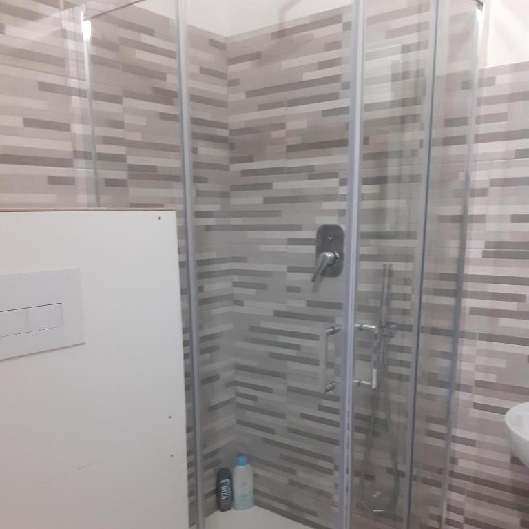 Koupelna v ubytování B&B 30 mt dal Duomo