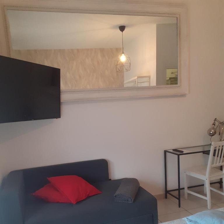 Posezení v ubytování B&B 30 mt dal Duomo