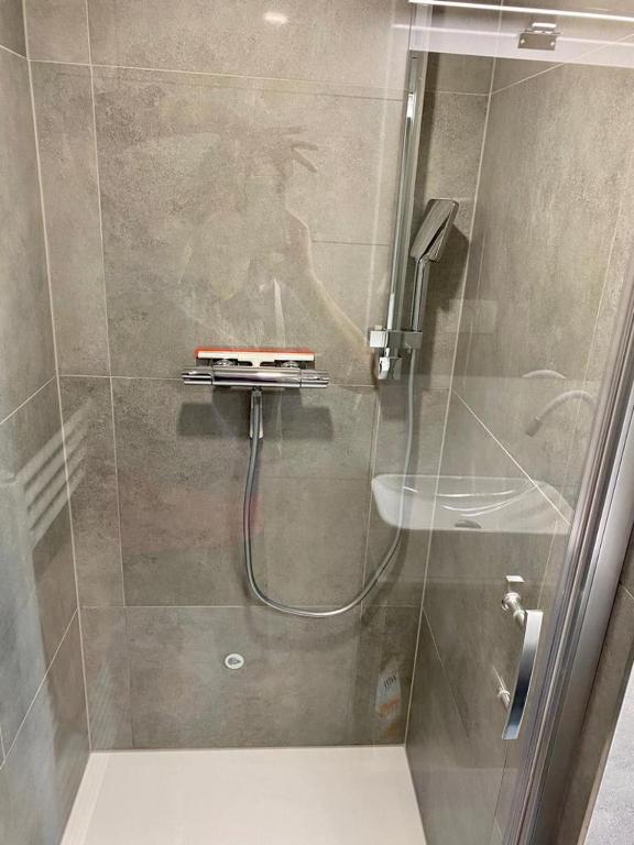 Koupelna v ubytování Apartmán - E - Vyhlídka nad řekou