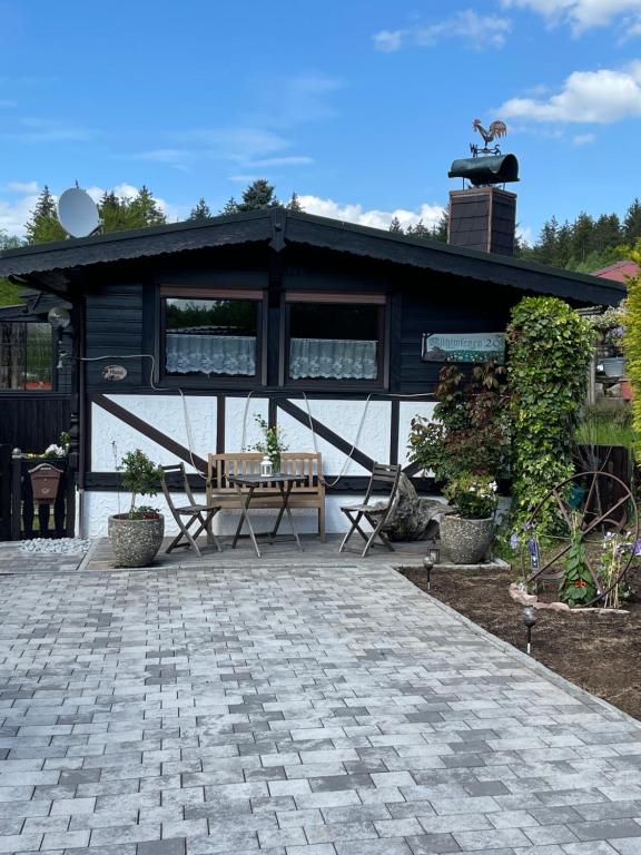 Κήπος έξω από το Ferienhaus Sternschnuppe
