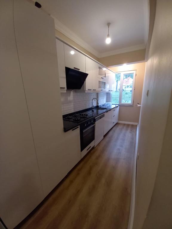 Kuchyň nebo kuchyňský kout v ubytování Dilmac Hotel