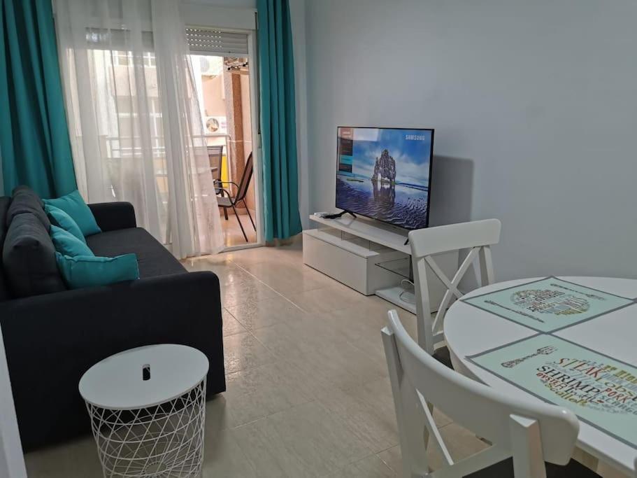 TV a/nebo společenská místnost v ubytování Apartamento Playa Cura