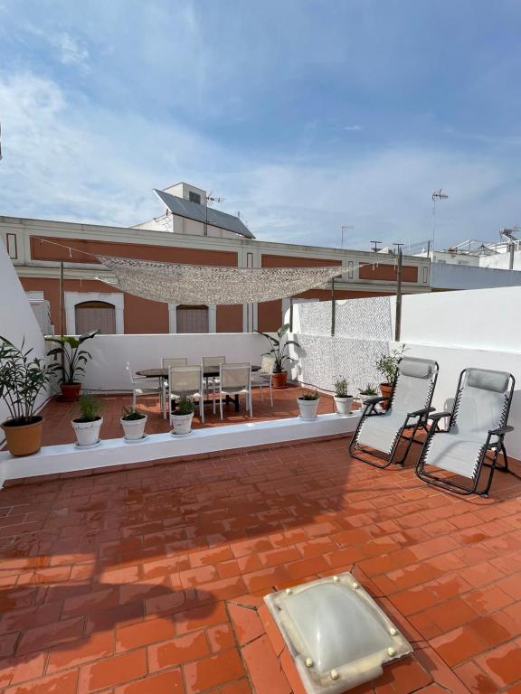 Balkón alebo terasa v ubytovaní La Casa de Lucía