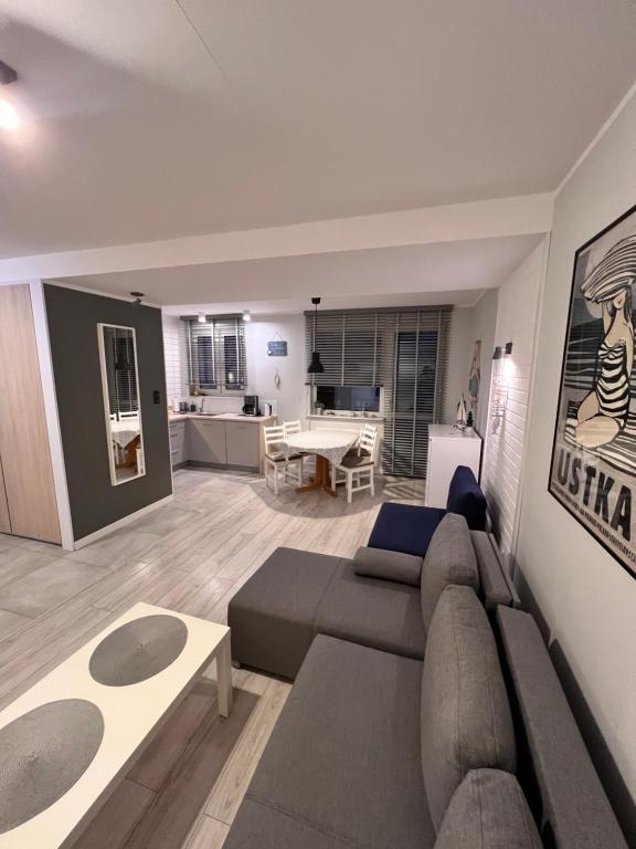 Posedenie v ubytovaní Apartament Ustecka Ostoja Na Wydmie