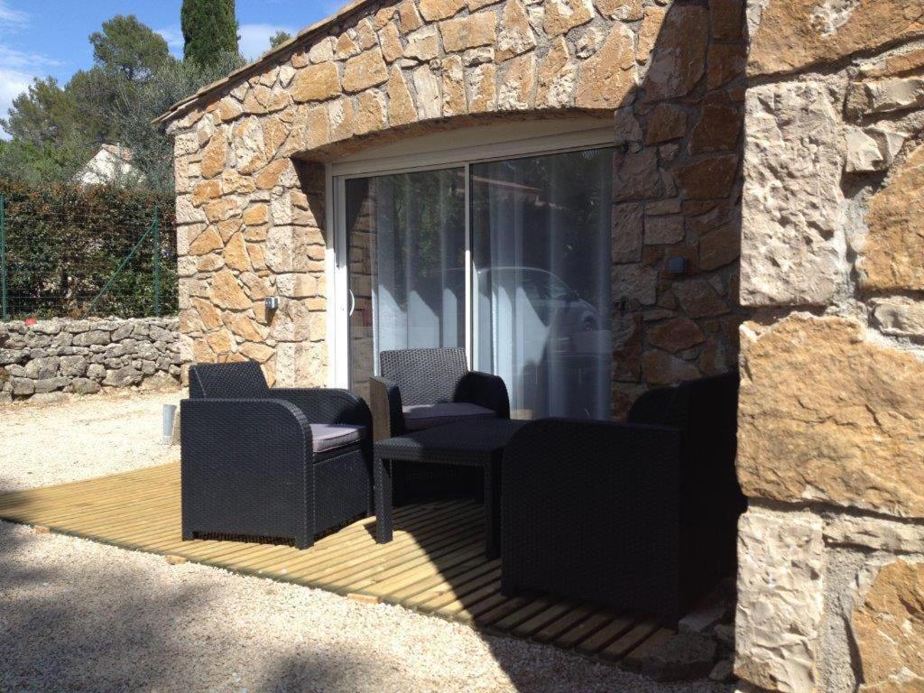 Posezení v ubytování Bastide de l'Ovalie