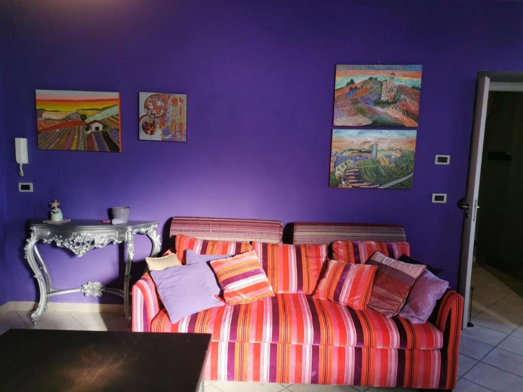Część wypoczynkowa w obiekcie Casa Pressenda Apartment
