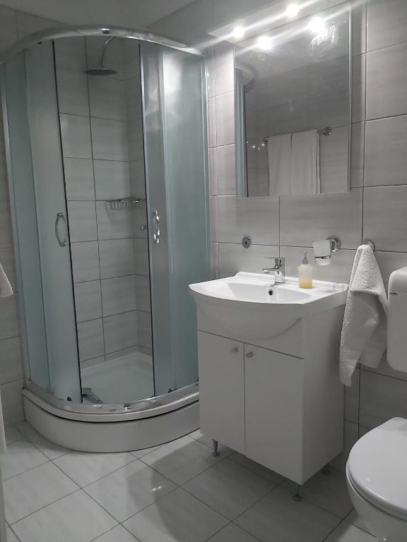 Kúpeľňa v ubytovaní Hill apartman - MAKSIMIR Rebro