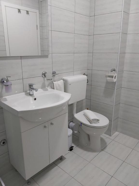 Kúpeľňa v ubytovaní Hill apartman - MAKSIMIR Rebro