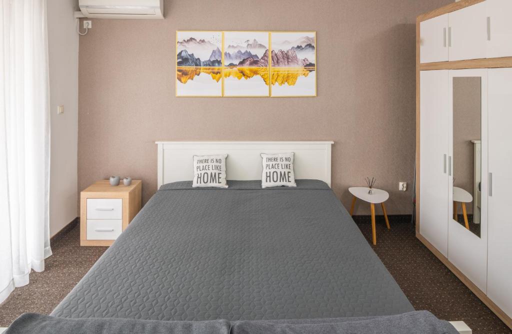 Ένα ή περισσότερα κρεβάτια σε δωμάτιο στο Apartment Titanic 3