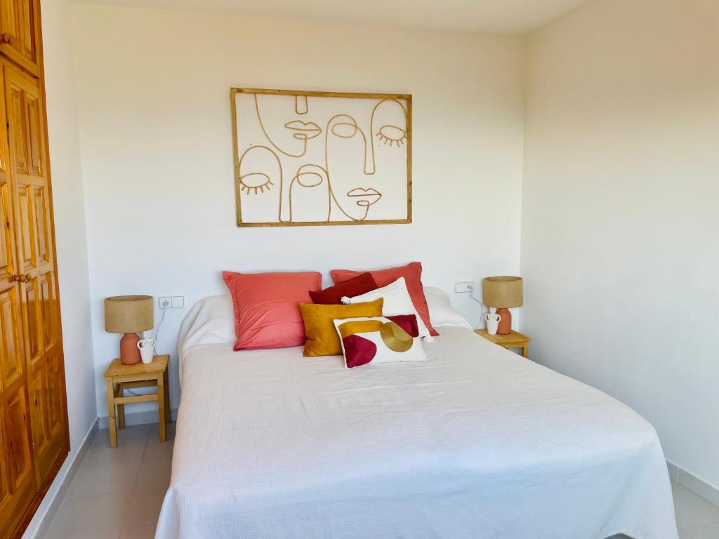 Posteľ alebo postele v izbe v ubytovaní Magnifique villa vue mer