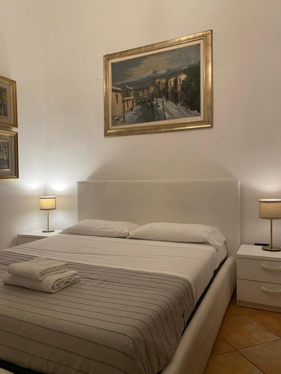 Posteľ alebo postele v izbe v ubytovaní mini Apartment