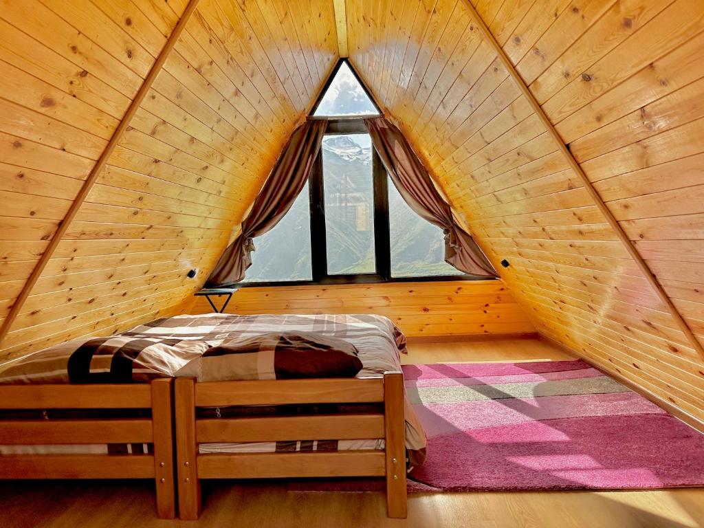 Postel nebo postele na pokoji v ubytování T&T cottage