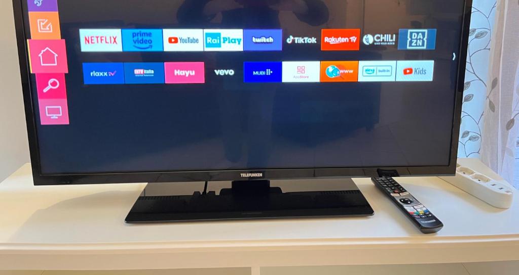 TV a/nebo společenská místnost v ubytování La corte di Camilla