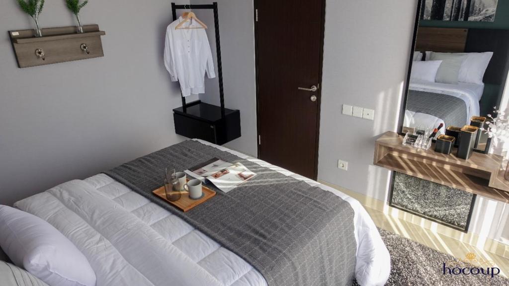 Postel nebo postele na pokoji v ubytování Villa Canyata