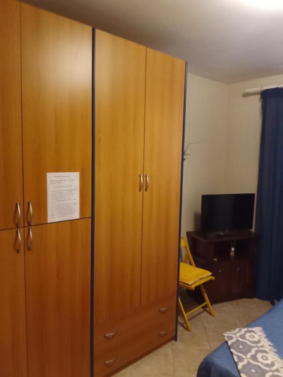 TV a/nebo společenská místnost v ubytování B&B Kazakova