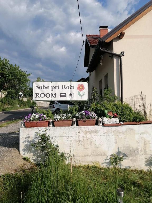 Zahrada ubytování Sobe pri Roži