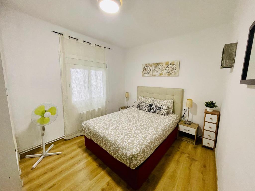 Posteľ alebo postele v izbe v ubytovaní Beach Apartment Barca 6