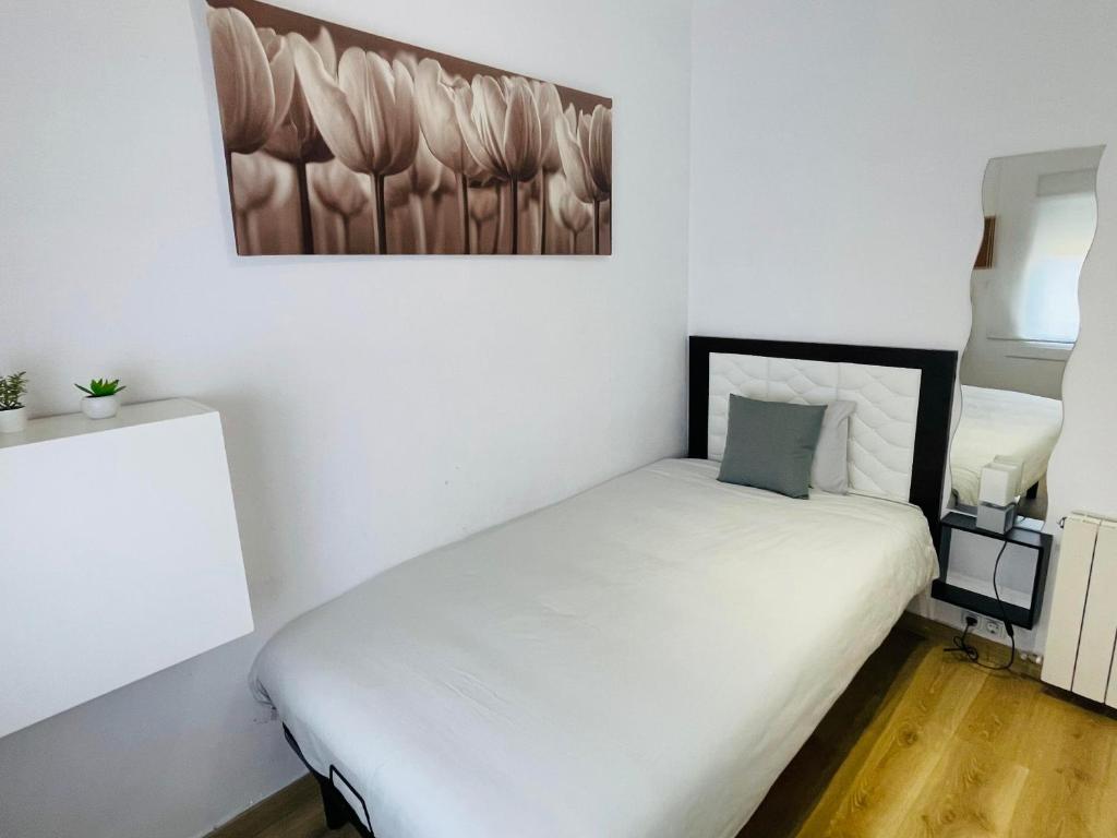 Posteľ alebo postele v izbe v ubytovaní Beach Apartment Barca 6