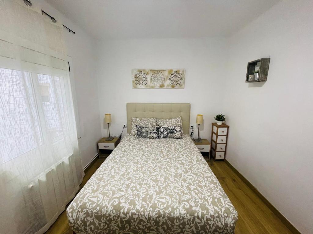 Posteľ alebo postele v izbe v ubytovaní Beach Apartment Barca 6
