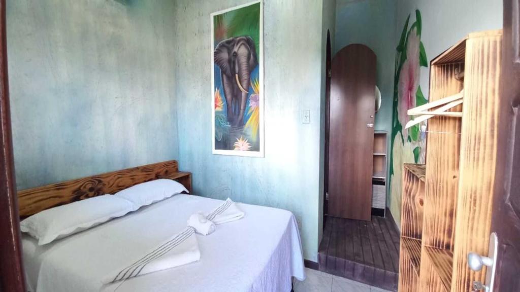 Postel nebo postele na pokoji v ubytování Beleza Natural Pousada