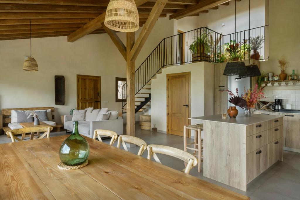 Posezení v ubytování Cerrás Agroturismo