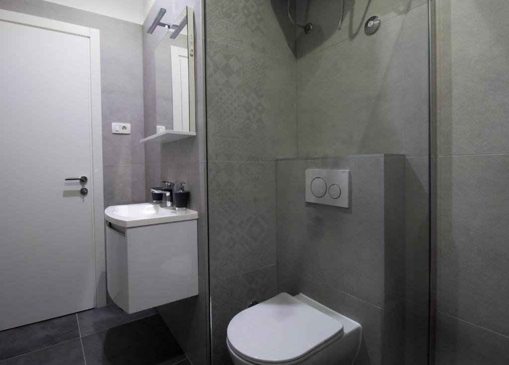 Koupelna v ubytování Split Urban Getaway double room