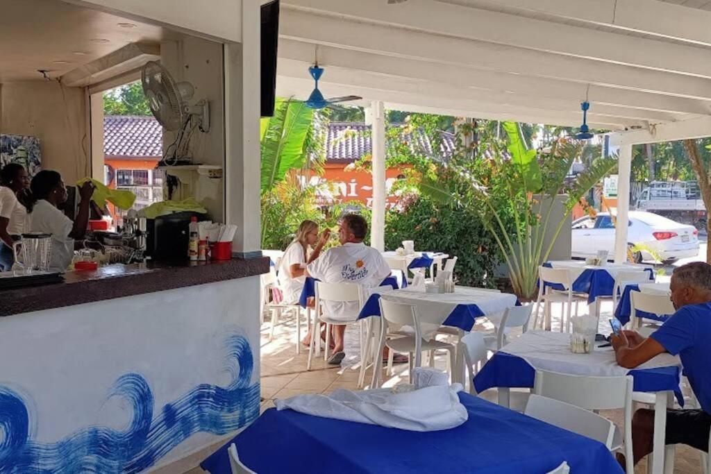 Restaurace v ubytování El Rinconcito Caribeño