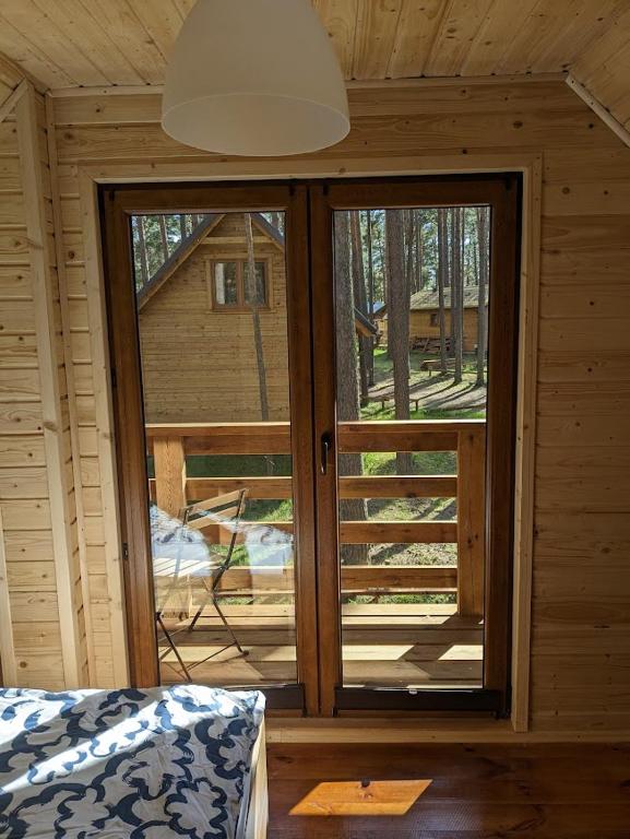 Balkón alebo terasa v ubytovaní Lucky house Borsk