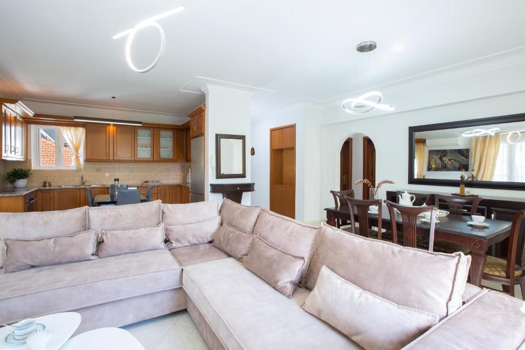 Istumisnurk majutusasutuses Adria Luxury Apartments
