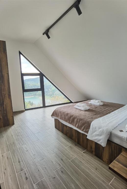 Postel nebo postele na pokoji v ubytování Villa Montana Zaovine