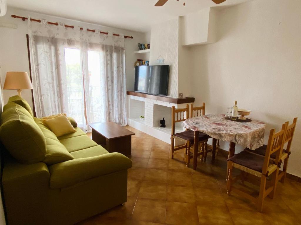 TV a/nebo společenská místnost v ubytování Apartamento Bellavista IV