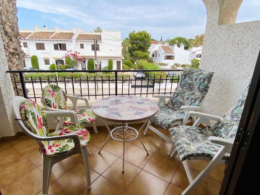 Balkón nebo terasa v ubytování Apartamento Bellavista IV