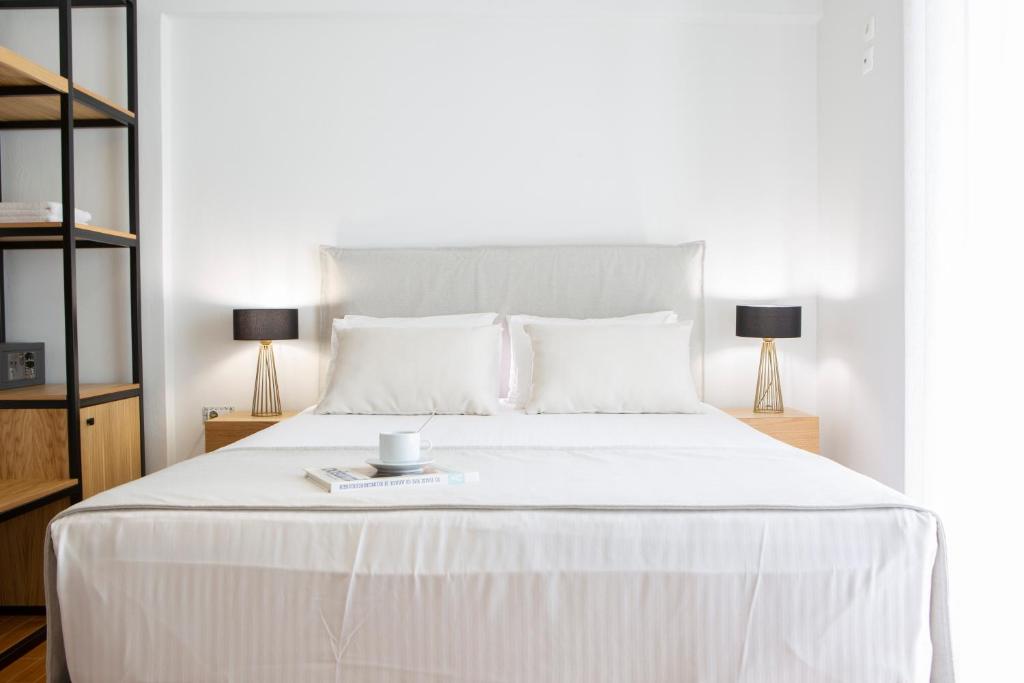 Voodi või voodid majutusasutuse Adria Luxury Apartments toas