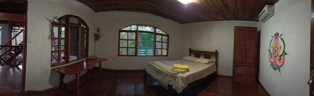 Posteľ alebo postele v izbe v ubytovaní PachaMama Bio