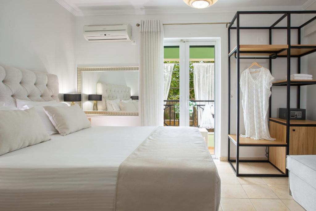 Voodi või voodid majutusasutuse Adria Luxury Apartments toas