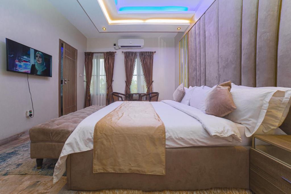 Voodi või voodid majutusasutuse God's Touch Apartments Signature toas