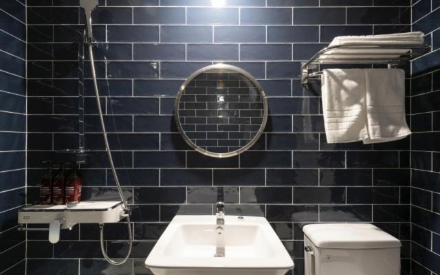 Koupelna v ubytování Hotel Yaja Gwangalli