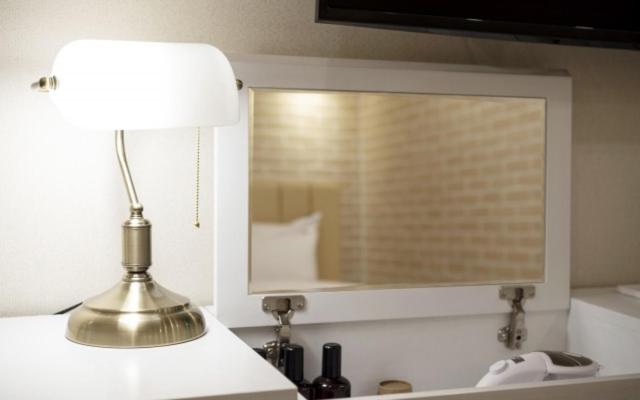 Koupelna v ubytování Hotel Yaja Gwangalli