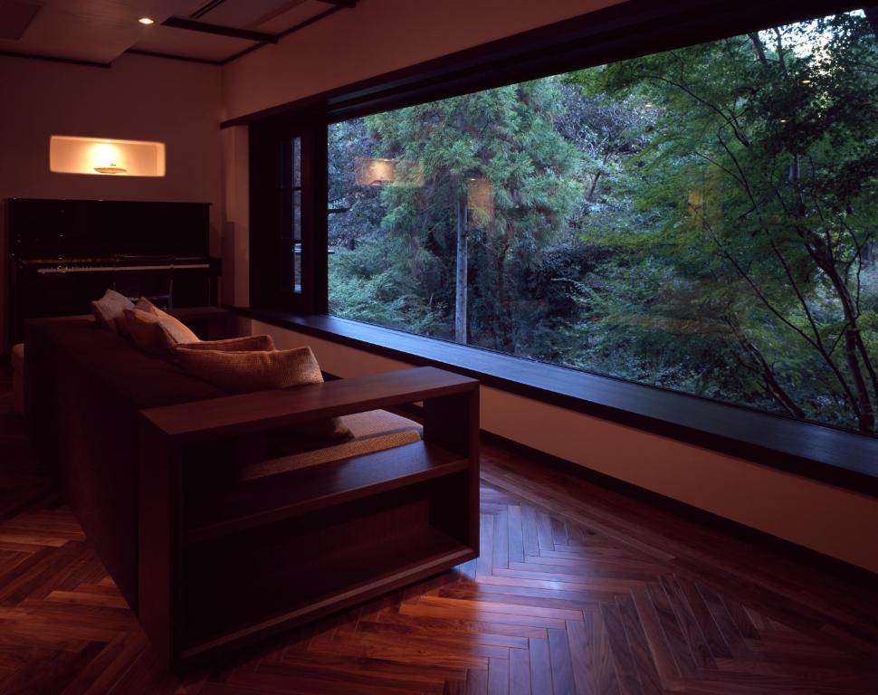 Posezení v ubytování Ryokan Sumiya Kihoan