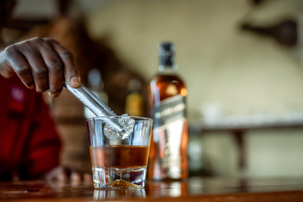 Nápoje v ubytování Amboseli Sopa Lodge