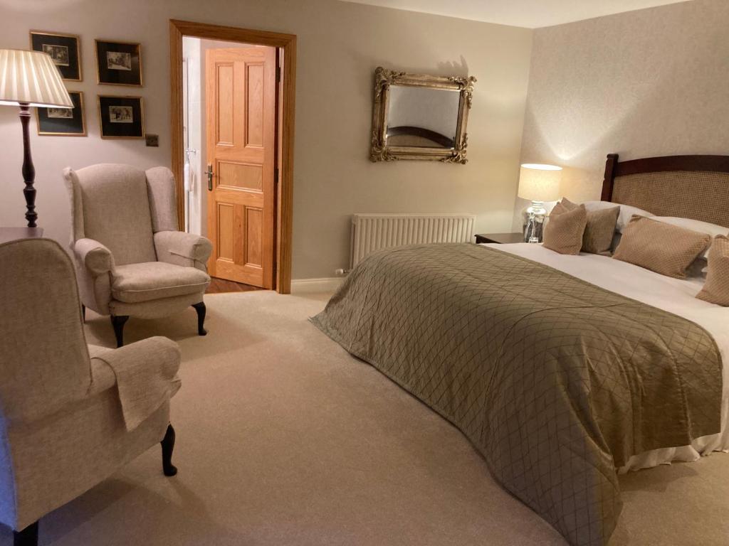 Letto o letti in una camera di Barrow Lodge