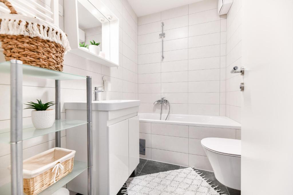 Kúpeľňa v ubytovaní Lea Boutique Apartment