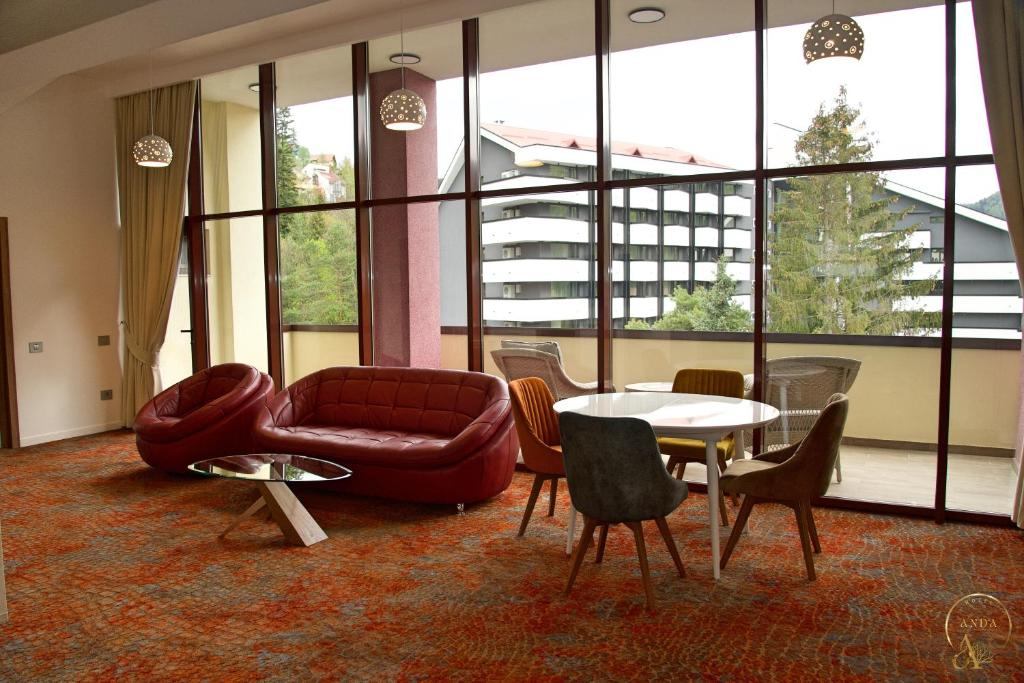 Posezení v ubytování Hotel Anda