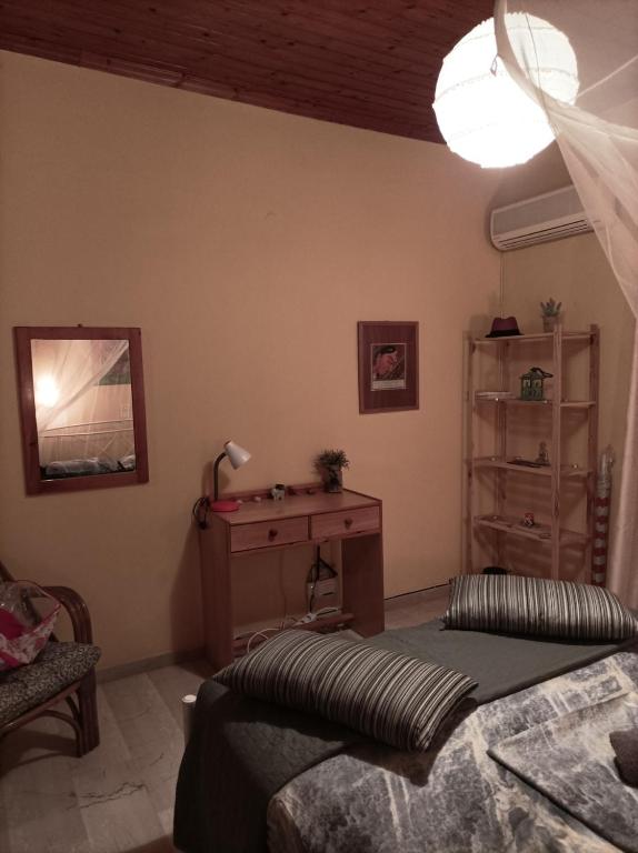 A seating area at Spiti Mitsis