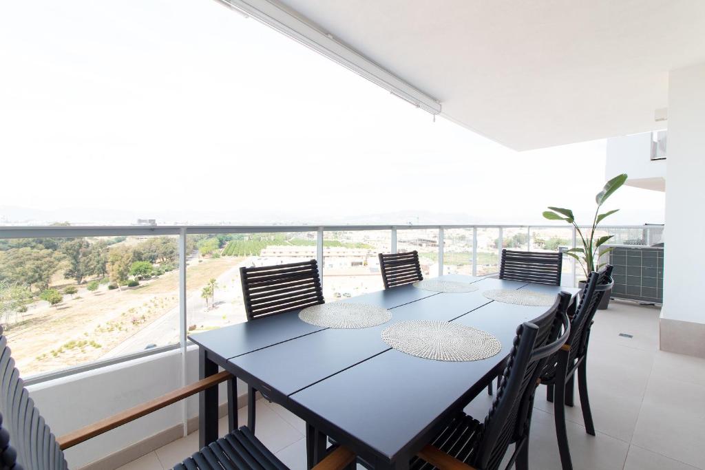 Balkón alebo terasa v ubytovaní Global Properties, Apartamento de 2 habitaciones con gran terraza en Gran Canet