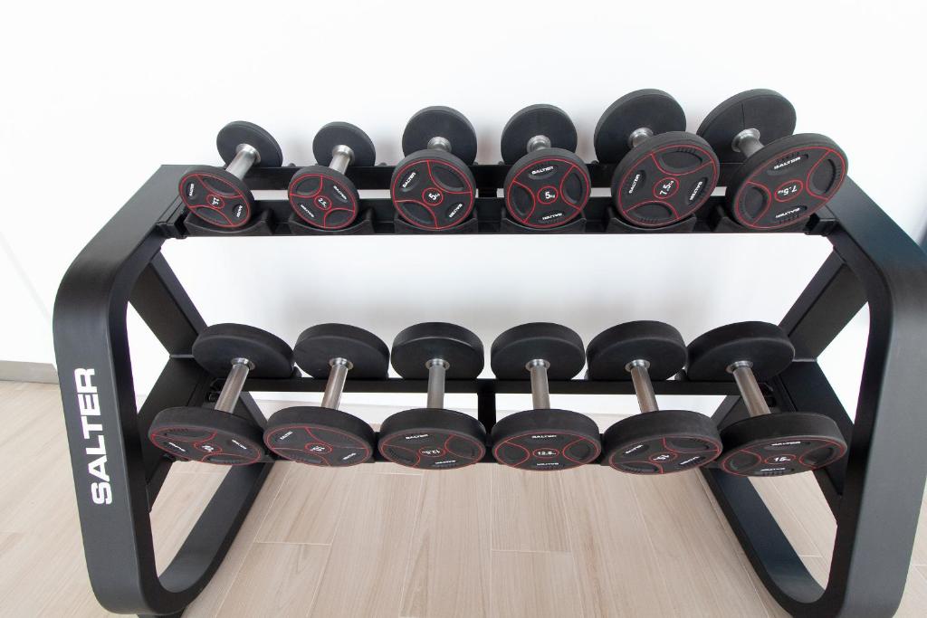 Posilňovňa alebo fitness centrum v ubytovaní Global Properties, Apartamento de 2 habitaciones con gran terraza en Gran Canet