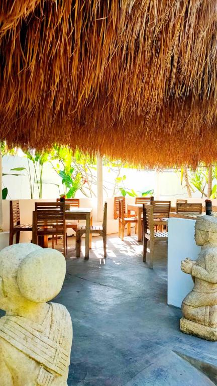Restaurace v ubytování Tiki Boutique Hotel Spa Lombok