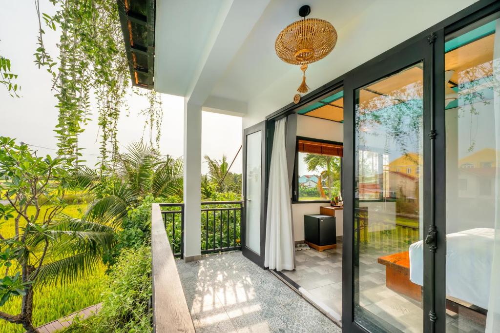 Zahrada ubytování Sunkised Paddy Hoi An Villa