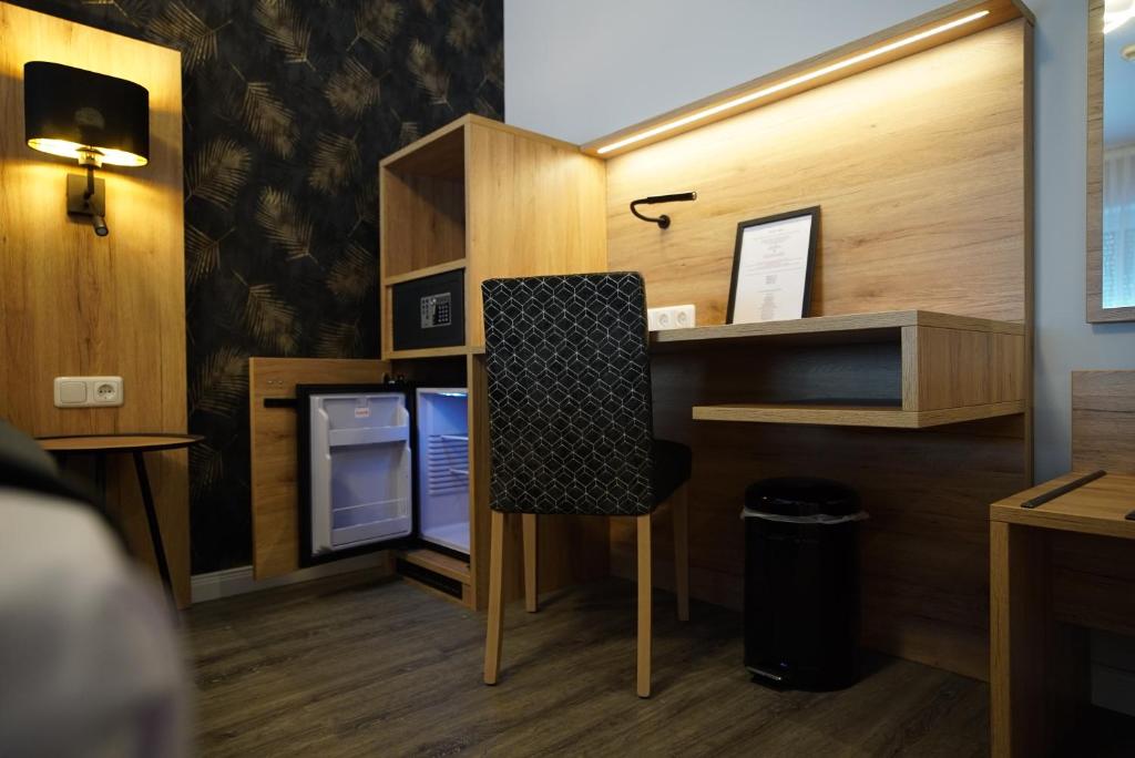 Kuchyň nebo kuchyňský kout v ubytování Hotel Dea